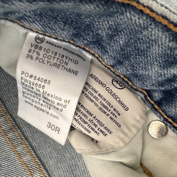 AG Contour 360 Alexxis Lace Up High-Rise Vintage Fit Women's Jeans, Size 30 NWT - Picture 7 of 11